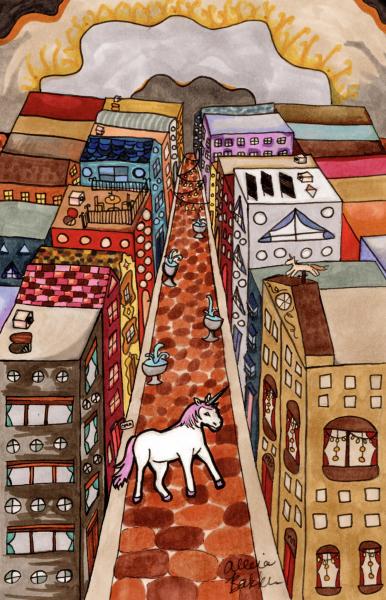 Unicorn in Europe, by Alleia Kragt Bakker